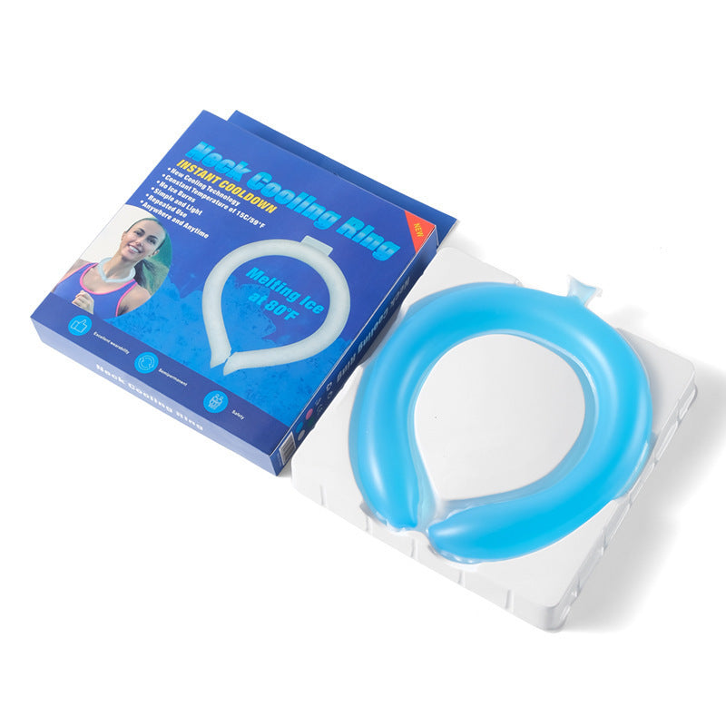 PCM Cooling Neck Ring — Reusable Wearable Neck Cooler for Summer, No Ice or Power Needed