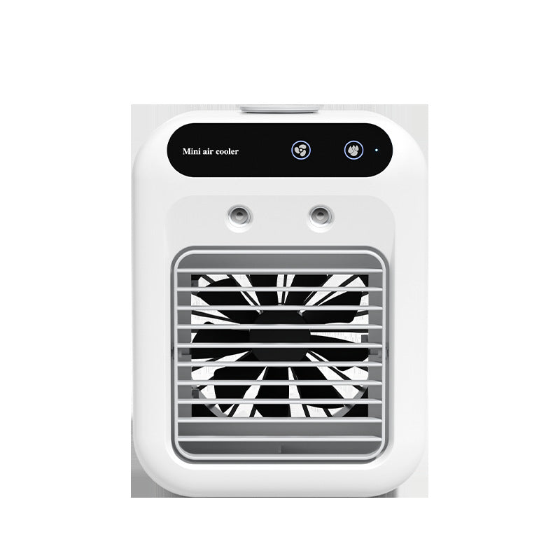 Portable Mini Air Cooler Fan with Humidifier — 3-in-1 USB Rechargeable Personal Space Cooler
