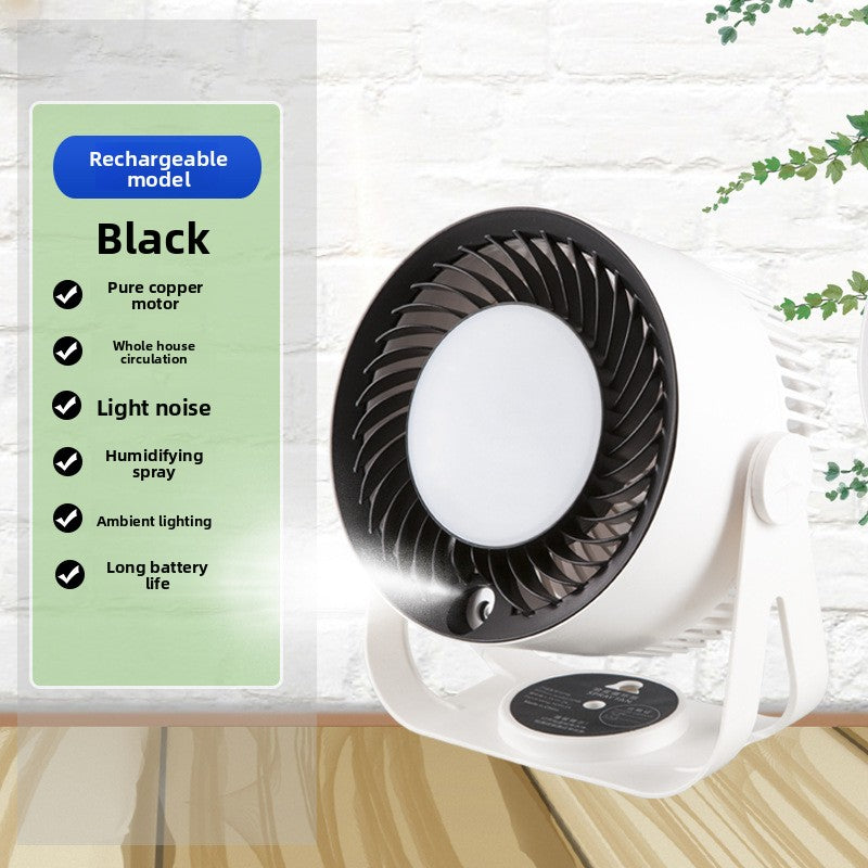 Bladeless Tower Fan — Quiet Safe Floor Fan with Air Filter, 8" Desktop to 20" Tower Options