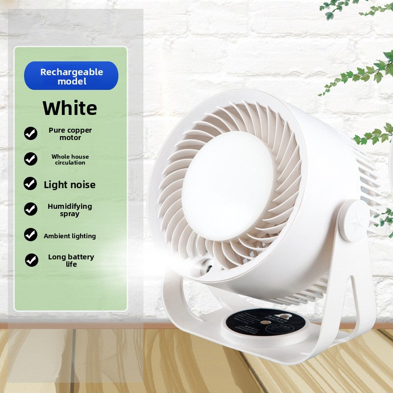Bladeless Tower Fan — Quiet Safe Floor Fan with Air Filter, 8" Desktop to 20" Tower Options